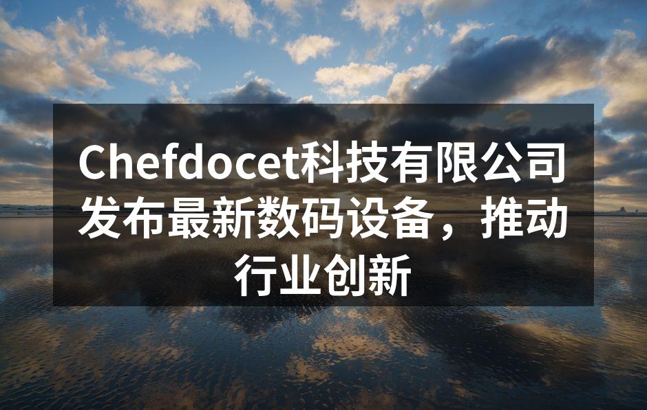 Chefdocet新款数码设备发布会现场