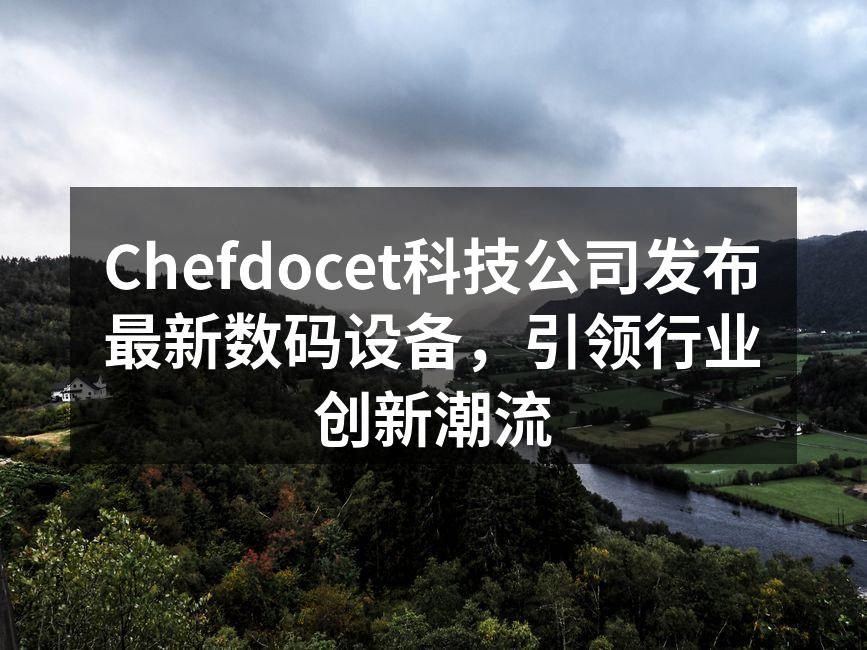 Chefdocet新款智能手机发布会现场